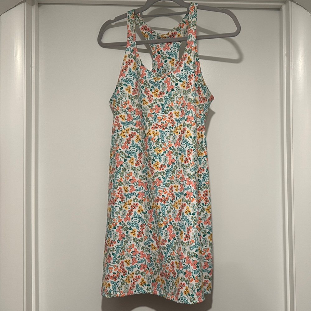 J. Crew Floral Print Athletic Dress - Multicolor